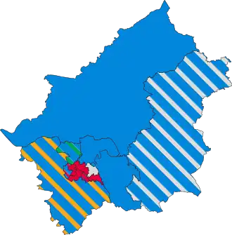 2019 results map