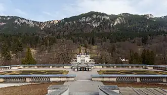 Palace from the Baroque parterre garden