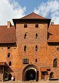 Middle Castle, the tower in the northern wing with the entrance