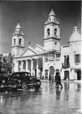The current building in the 1940s