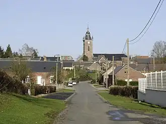 A general view of Catillon-sur-Sambre