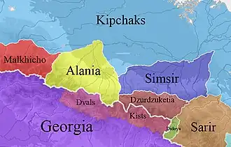 Medieval map of Simsim