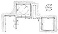 Caves from the front (Cave 188, 189, 190, 191) in the small ravine by Bartus