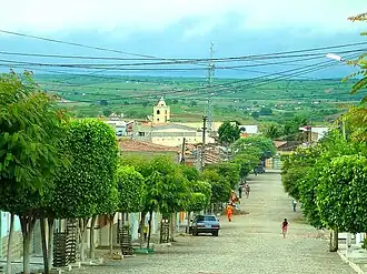 José Inácio Leite street in Cedro