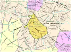 Census Bureau map of Morristown, New Jersey Interactive map of Morristown, New Jersey