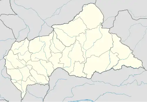 Kabo is located in Central African Republic