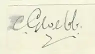 Charlie Webb signature