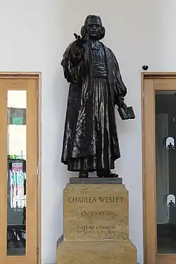 Statue by Frederick Brook Hitch at the New Room, Bristol
