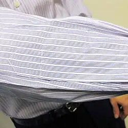 Sleeve and placket.
