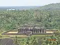 Chaturmukha Basadi (view from the Gommateshwara statue of Karkala)