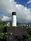 A trigonometrical station in Chek Lap Kok Scenic Hill, Hong Kong