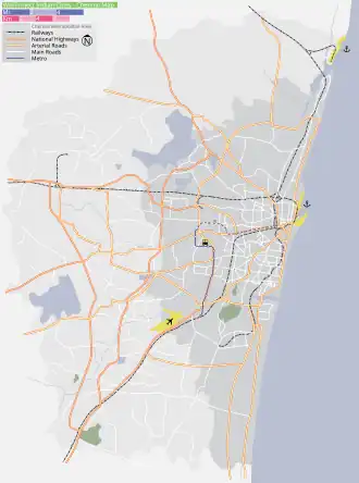 Ennore is located in Chennai