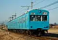 Set 1001 repainted into JNR sky blue livery (January 2008)