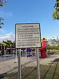 Sign marking the Children's Area