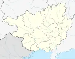 Pingguo is located in Guangxi