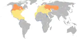Map of range