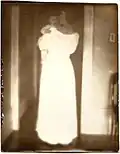 Photograph: Esther L. Martin holding James U. Martin, c. 1919