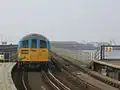 Train leaving Ryde Esplanade, heading towards Ryde Pier Head