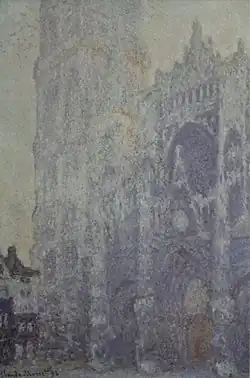 La Cathédrale de Rouen. Le portail et la tour Saint-Romain, effet du matin; harmonie blanche 1892–1893 Musée d'Orsay Paris, France