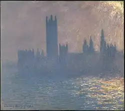 Houses of Parliament Sunlight Effect (Le Parlement effet de soleil), 1903, Brooklyn Museum[7]