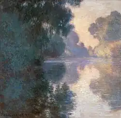 Matinée sur la Seine, le beau temps (Morning on the Seine, good weather) by Claude Monet, 1897