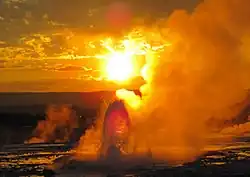At sunset, 2017