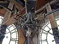 Recently restored clock mechanism.