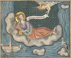 John on the Island of Patmos, folio&nbsp;3r