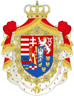Arms of Austria-Este as borne by Archduke Franz Ferdinand