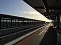 Eastbound view from Platform 2, towards Southern Cross, December 2019