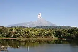 Volcán de Colima from Comala