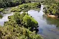 The Colorado River in the Montopolis area