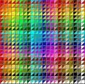 A chart of color combinations.
