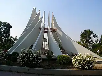 Gladstone's Martin Luther King, Jr. Memorial, 1978, in Civic Center Plaza of Compton, California