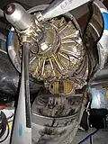 Pratt & Whitney R-2800 engine used in the Convair 340. The overheating of the engine caused the false fire alarm in the PP-CDW Sirius.