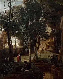 Democritus and the Abderitans by Jean-Baptiste-Camille Corot