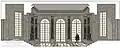 Cross-section of the Grand Vestibule (great vestibule), 1658 to 1803