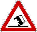 Rolling over or slipping of the vehicle