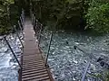 Footbridge across the Clinton River