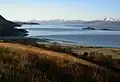 Looking towards the bay from the south