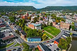 Washington St. and Greene St. in Cumberland