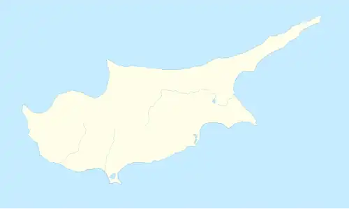 1953–54 Cypriot Second Division is located in Cyprus