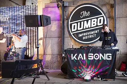 "Live at the Archway" is hosted by DUMBO BID every Thursday evening in the summer.[72]