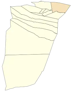Location of El Guerrara commune within Ghardaïa Province