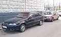 Daewoo Nexia post and pre-facelift comparison.