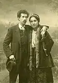 Milena's parents Bruno and Danica