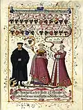 Leonhard II Tucher with 2 wives and children (1590)