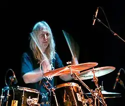 Dave Kerman with Present Acoustic performing at a RIO Festival in Southern France, April 2007