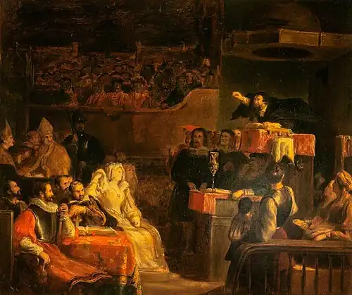 The Preaching of John Knox before the Lords of the Congregation, 1832