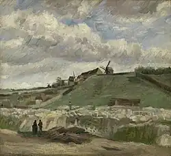 The Hill of Montmartre with Quarry 1886 Van Gogh Museum, Amsterdam (F230)